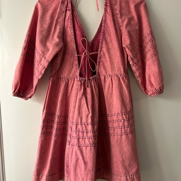 Free People Sweet Surrender Denim Mini Dress - Picture 6 of 7